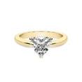 thumbnail image 3 of 3 Carat IGI Certified Heart Shape Lab Grown Diamond Engagement Ring | 14K Yellow Gold | Azalea Classic Solitaire Diamond Ring | FG-VS1-VS2 Quality Friendly Diamonds, 3 of 5
