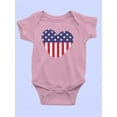 thumbnail image 3 of American Love Flag Bodysuit Infant -Image by Shutterstock,  18 Months, 3 of 4
