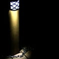thumbnail image 4 of EeaseMX 2 lámparas solares LED RGB impermeables para exteriores, para césped, jardín, vallas, patio, decoración, iluminación solar, focos de pared (luz cálida), 4 of 7