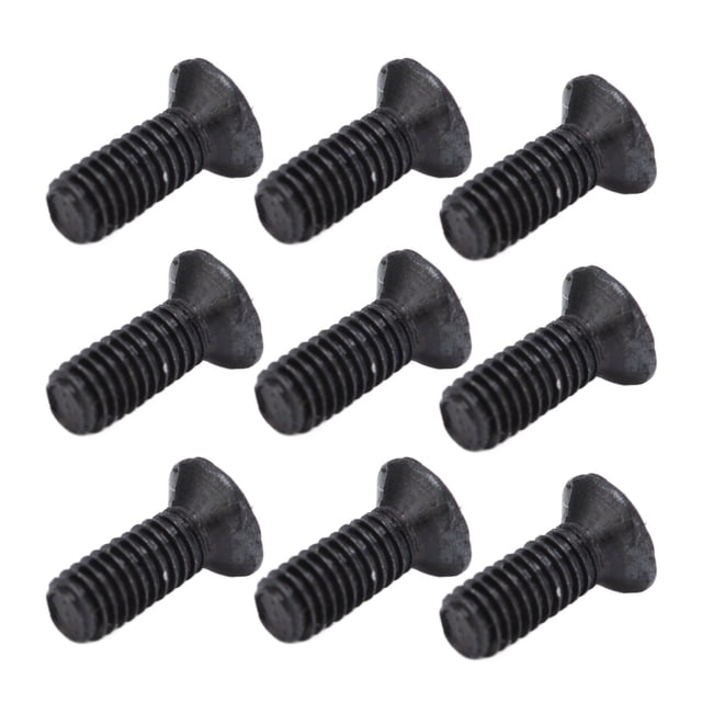 Vis de Comptoir M3, 50 Pcs Installation Sécurisée Galvanisée Noire Protection contre la Corrosion Vis Croisées A2-70 Kit d'Assortiment pour Machines Haute Précision M3x4,M3x5,M3x