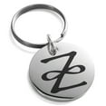 thumbnail image 1 of Stainless Steel Reiki Zonar Healing Engraved Small Medallion Circle Charm Keychain Keyring, 1 of 1