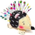 thumbnail image 1 of Hedgehog Shaped Fabric Pin Cushion For Needle Pins Cute Cushion For Sewing Or Crafts, 1 of 2