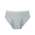 thumbnail image 4 of PULLIMORE 4 Pack Period Underwear for Women Girls Leakproof Unides Soft Comfortable Panties Menstrual Brief M-2XL, 4 of 10