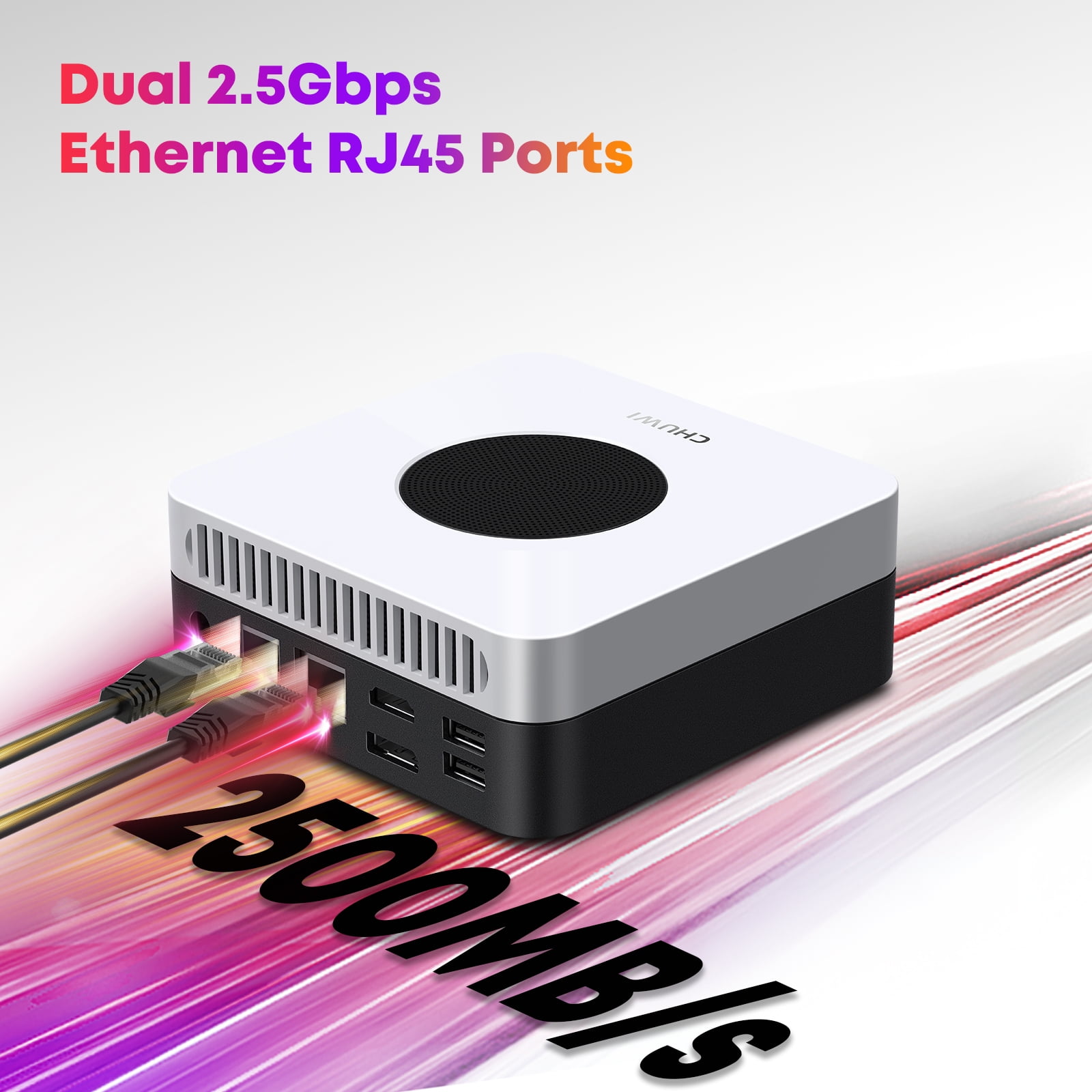 CHUWI Mini PC,512GB SSD 12GB RMA,Intel 12th Gen N100(up to 3.40Ghz