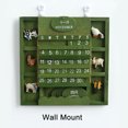 thumbnail image 3 of Ludlz Retro Rustic Wall Hanging Wooden Manual Square Calendar Crafts Home Decor Gift, 3 of 7