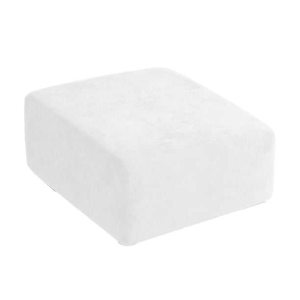 Advancent Longevidad del reposapiés, cubierta suave para reposapiés, fundas respetuosas con la piel para fundas para taburetes Decoración del hogar blanco
