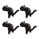 thumbnail image 1 of ganchos para escritorio con forma de gato, adhesivos sin taladro, para mochilas, con capacidad de hasta 5 kg, organizador para colgar bolsos, llaves y auriculares., 1 of 8