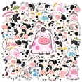 thumbnail image 3 of 35pcs Cartoon Animal Stickers Funny Cow Decals Cute Stickers for Phone Laptop Suitcase, 3 of 9