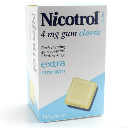 NICOTROL 4mg CLASSIC Nicotine Gum 6 Boxes 630 Pieces