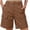 *Coffee, variant on ClodeEU Women's Knee Length Cargo Capris ,Elastic Waist Multi Pocket Pants,Casual Summer Mid Rise Cargo Shorts Coffee,Womens Plus L