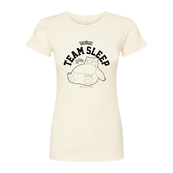 Pokémon - Snorlax Team Sleep - Juniors Fitted Graphic T-Shirt