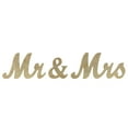 thumbnail image 6 of XY Fancy Mr and Mrs Wedding Sign Rustic Mr & Mrs Wooden Letters for Sweetheart Table, Photo Props, Gift, Gold Glitter, 6 of 6