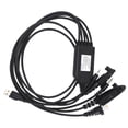 thumbnail image 1 of Cable De Programación Usb Ftdi 5 En 1 Para Motorola Ham Radio 3.5Mm 2.5Mm Ht750 Ex500 Kearding HA021153-00, 1 of 7