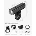 thumbnail image 5 of ROCKBROS Voice Control Smart Light Cycling Bicycle Headlight USB IPX6 Waterproof, 5 of 17