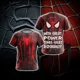 thumbnail image 4 of MINISO Marvel Superhero Spider-Man Camisetas de cuello redondo y manga corta con estampado 3D de Spider-Man súper transparente para hombres y mujeres, 4 of 4