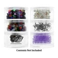 thumbnail image 4 of 12 Empty Clear Jars 2" Cosmetic Screw-On Lid Travel Sample Cream Container Case, 4 of 6