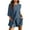 Blue, variant on Summer Women's Jumpsuit Sports Oversized Jumpsuit Short Sleeve Jumpsuit with Pockets