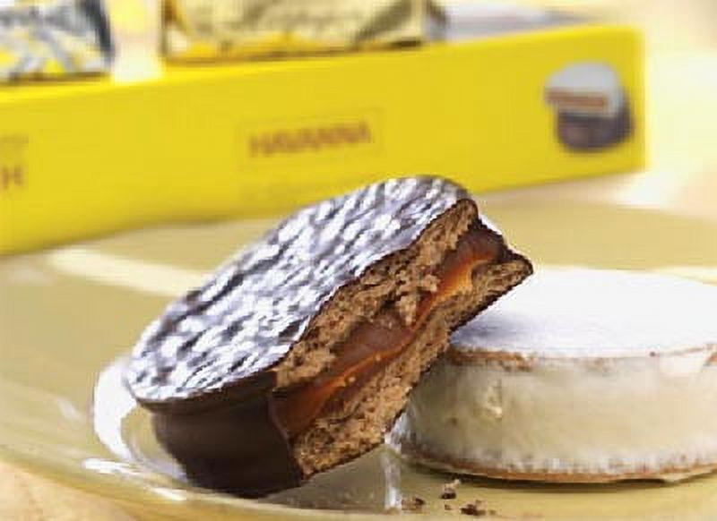 Havanna - Alfajores Mixed Milk Chocolate and Italian Merengue with Dulce de Leche - Package 6 Units - 306gr - 10.79oz