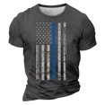 thumbnail image 1 of Camisetas de Manga Larga para Hombres Imprimir Casual Cuello Redondo Camiseta de Manga Corta, Camisetas de Manga Larga para Hombres Algodón, 1 of 4