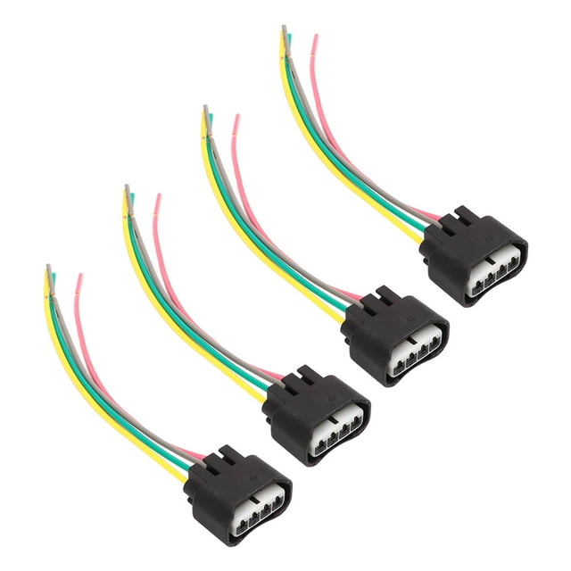 Arnés de Cable de Bujía de Bobina de Encendido ANGGREK Kit de Arnés de Conector de 4 Piezas