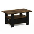 thumbnail image 2 of Furinno Andrey Coffee Table with Bin Drawer, Amber Pine/Black, 2 of 6