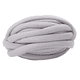 thumbnail image 5 of Hilo de lana grueso Macarena tejido a mano lavable humo gris, 5 of 8