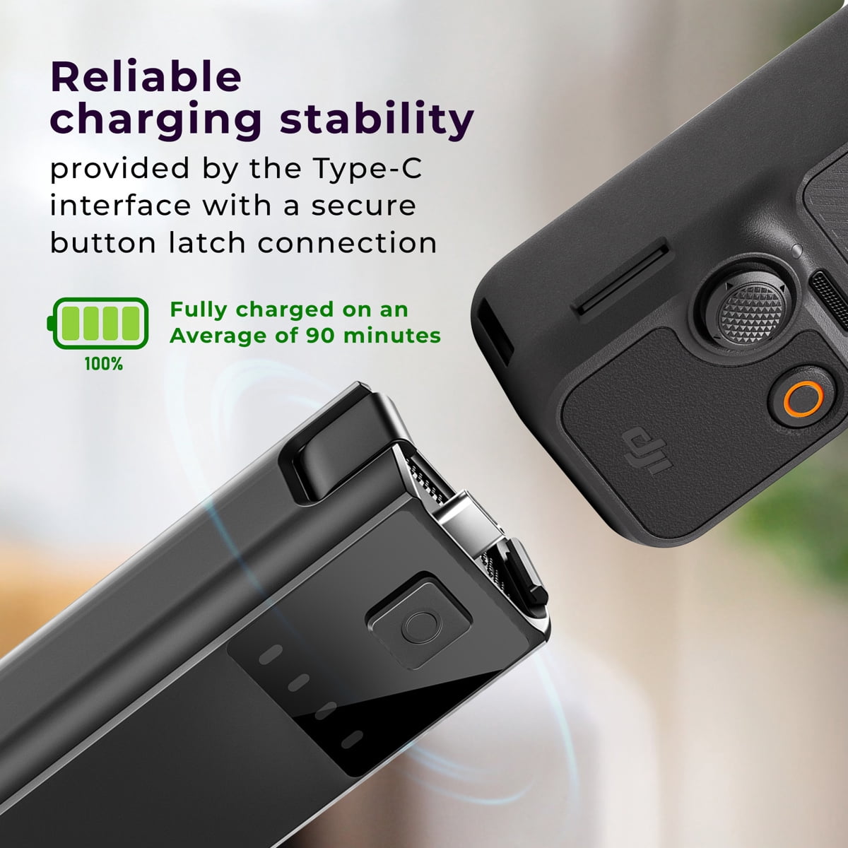 Aries 4000mAh Power Bank for DJI Osmo Pocket 3 Gimbal Camera