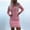 Pink, variant on Sweater Dress for Women New Pattern Long-sleeved Knitted O-neck Sweater Solid Top Dress Womens Dresses Fall Dresses