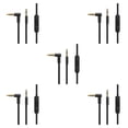 thumbnail image 1 of Sidaley Cable de Audio para auriculares de 3,5mm, Cable auxiliar estéreo, Control de cables, auriculares, ángulo recto, Cable auxiliar para Xiaomi, Type2 NO2, 1 of 4