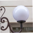 thumbnail image 4 of AURARMLET Abat-Jour Extérieur en Acrylique Blanc Rond Globe de Remplacement pour Luminaires de Rue, 4 of 8