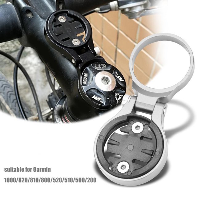 Soporte para computadora de bicicleta, aleación de aluminio, odómetro, extensión de manubrio para accesorios de bicicleta (para Garmin-Silver) bicicletaS Soporte para Spptty no