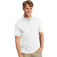 thumbnail image 1 of Hanes Men's Cotton-Blend EcoSmart Jersey Polo - 054X, 1 of 1