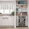 thumbnail image 5 of LALILO Kitchen Curtain Valance Save Date Sand Beach With Ocean Rod Pocket Window Curtain 52"x 18" Set of 2, 5 of 5