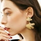 thumbnail image 5 of 1 par de pendientes colgantes con diseño de hojas, joyería llamativa para mujer, pendientes de metal, elegantes pendientes colgantes para fiesta de graduación, boda, 5 of 7
