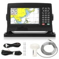 thumbnail image 2 of Satellite GPS Navigator, GPS Chart Plotter Intelligent Broadcast  BDS GPS Positioning 50000 Waypoints with GNSS Antenna for Boat, 2 of 8