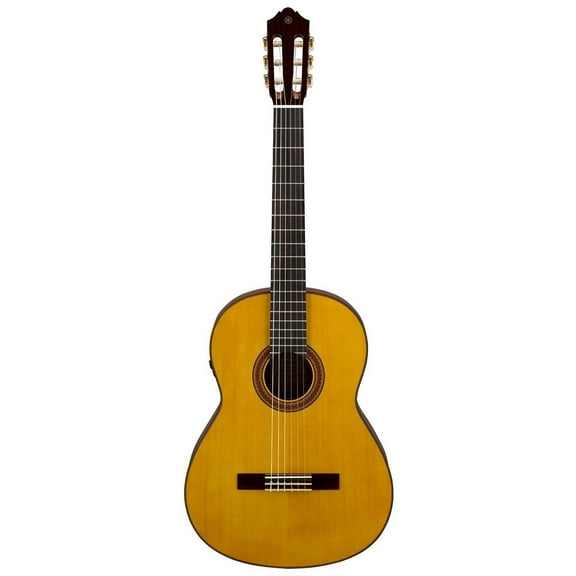 Yamaha CG-TA TransAcoustic Nylon-String Acoustic-Electric Guitar Gloss Natural