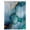 Turquoise Gray Green Yellow, variant on Teal Blue Marble Waterproof Fabric Shower Curtain,Abstract Artwork Aesthetic Waterproof Fabric Shower Curtain for Bathroom Curtains Bathtubs Hotel Washable Shower Curtains with 12 Hooks Small 36x72in