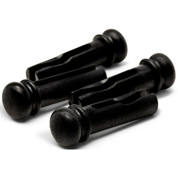 Taylor GS Mini Bass Bridge Pins (4) - BLACK, #80130