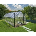 thumbnail image 6 of Palram - Canopia Balance 8' x 20' Polycarbonate/Aluminum Walk-In Greenhouse - Green - with 4 Roof Vents, 6 of 12