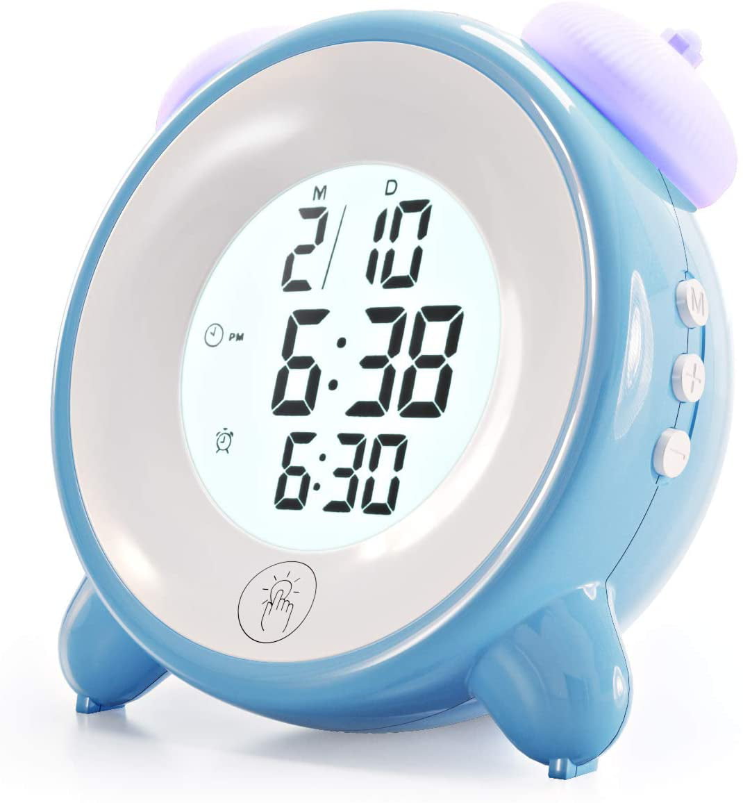 7 Color Changing LED Digital Alarm Clock Snooze Bedroom Decor For Kids Gifts US 