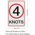thumbnail image 2 of 4 Knots Sign 8X12 Inch Rust Free Aluminum Easy To Read & Sturdy Keep Out Outdoor Metal Signs For Home Farm Yard, 2 of 6