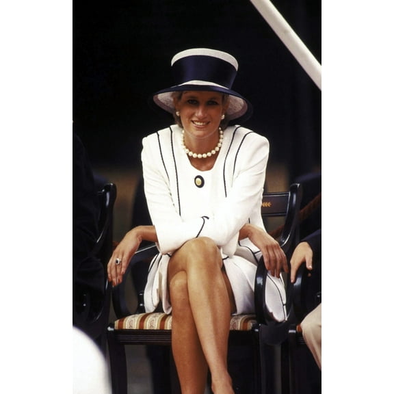 Princess Diana sitting down Photo Print (24 x 30)