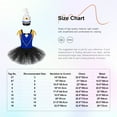 thumbnail image 7 of TiaoBug Kids Girls Ringmaster Circus Uniform Halloween Costume Tulle Tutu Dress with Feather Hat Red 14, 7 of 7