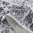 thumbnail image 2 of Garvee 5'x7' Modern Abstract Area Rug with Non-Slip TPR Backing, Washable Rug Soft Thin Printed Indoor Carpet for Living Room Bedroom Home Office, Light Gray, 2 of 7