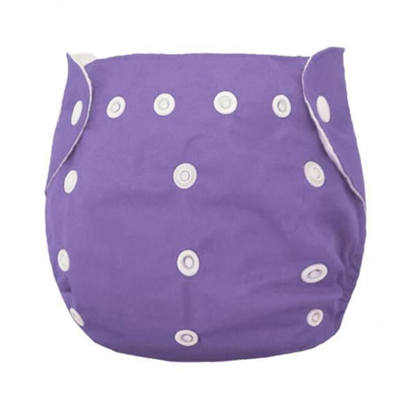 2 Pañales de Tela para Niños Zulema Pantalones Impermeables Transpirables Color Púrpura