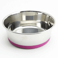 thumbnail image 3 of Comedero para mascotas de acero inoxidable súper resistente con base antideslizante para gatos y perros, venta al por mayor de cuencos para mascotas, utensilios de alimentación, 3 of 5