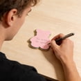 thumbnail image 6 of Sticky Notes, 100PC Pink Adhesive Reminders for Stylish Organization, Eye-Catching Design for To-Do Lists and Messages, 6 of 6