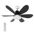 thumbnail image 1 of "Luz De Ventilador Led De 30 W, Foco De Ventilador De Techo C Malubero, Negro ", 1 of 5