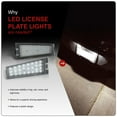 thumbnail image 6 of AJP Distributors 2-Piece Bright White SMD LED Rear Bumper License Plate Lights Tag Lamps Assembly Left & Right Pair Compatible/Replacement For Cadillac CTS CTS-V Sedan 4-Door 2008 2009 2010 08 09 10, 6 of 10