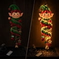 thumbnail image 7 of ZENVIVE Christmas Magic Spiral Hanging LED Lights, Hanging Xmas Decoration with Spiral Lights for Porch Entryway Doorway & Outdoor Holiday Decor, 7.8"(Elf), 7 of 7